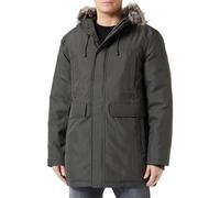 ONLY & SONS Onsfuture Faux Fur Parka Otw Chaqueta de Invierno, Verde Oscuro, M Hombres