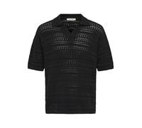 ONLY & SONS Onsgrayson DS 5 Chochet Polo Knit, Negro, L Hombres