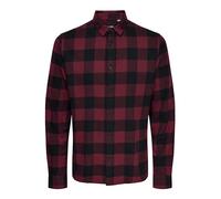 Only & Sons Onsgudmund Ls Checked Shirt Noos Camisa, Hombre, Rojo Oscuro, XXL