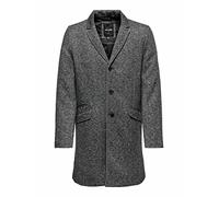 ONLY & SONS ONSJULIAN KING COAT IN OTW VD, Abrigo Hombre, Dark Grey Melange, XXL
