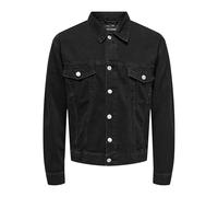 ONLY & SONS Onsjust Box Tai Dnm Jacket Chaqueta Vaquera, Negro Lavado, S Hombres