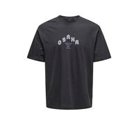 ONLY & SONS Onskeane RLX SS Print tee Noos Black S, Negro, S
