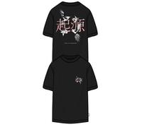 ONLY & SONS Onskeane RLX SS Print tee Noos, Negro Azabache, S Hombres