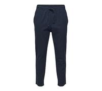 ONLY & SONS ONSLINUS Crop Lin - Pantalón de chándal para Hombre, Talla XS, S, M, L, XL, XXL, Azul Marino, S