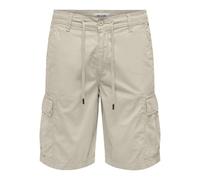 ONLY & SONS Onsloc 0157-Pantalones Pantalones Cortos Cargo, Moonstruck, XL para Hombre