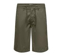 ONLY & SONS Onsloc 0157-Pantalones Pantalones Cortos, Noche de Oliva, XL para Hombre