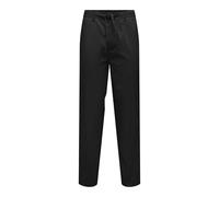 ONLY & SONS Onslou Pop Slim Tapered 0222 String Pant, Negro, L