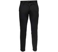 Pantalón slim stretch Mark Hombre Talla 33 Longitud 34. Color Negro