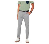 Only & Sons Pantalón chino 'Mark' gris / blanco, Talla 33