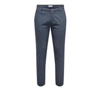 ONLY & SONS ONSMARK Pete Slim Dobby 0058 Pant Noos, Azul Marino, 30W x 34L