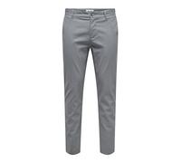 ONLY & SONS ONSMARK Pete Slim Dobby 0058 Pant Noos, Gris Pinstripe/Detail:Griffin, 33W x 32L