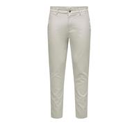 ONLY & SONS ONSMARK Pete Slim Dobby 0058 Pant Noos, Limestone, 33W x 32L