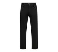 ONLY & SONS ONSMARK Regular 0209 Pantalón, Negro, 32W x 30L