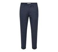 ONLY & SONS Onsmark Slim Brushed Pique 0353 - Pantalones Cortos, Azul Oscuro, 30W / 30L
