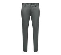 ONLY & SONS Onsmark Slim Gw 0209 Pant Noos, Gris Pinstripe, 31W / 32L Hombres
