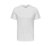 Only & Sons Camiseta Onsmax Life Reg SS Stitch Tee Noos Hombre Blanco L