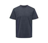 ONLY & SONS Onsmax Life SS Stitch Noos tee, Azul Oscuro, M