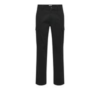 Only & Sons Onsnicky Cargo Straight 0241 Pant Noos, Negro, 36W x 32L