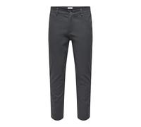 ONLY & SONS Onsnicky Pete Slim 0241 Pant 0241-Pantalón, Gris Pinstripe, 36W / 32L Hombres