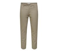 ONLY & SONS Onsnicky Pete Slim 0241 - Pantalón, Beige, 32W / 32L