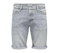 Only & Sons ONSPLY Cintura Media Corte Regular Shorts | Corte regular fit, Largo por las rodillas, Casual, Proceso normal a una temperatura máxima de 40°C