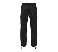 ONLY & SONS Onsray Life 0020 Ribstop Cargo Noos Pantalones, Negro, 28W x 32L para Hombre