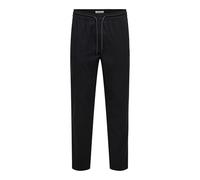 ONLY & SONS Onsreid Linus Tapered 0571 Slub Pant, Negro, L Hombres
