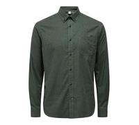 ONLY & SONS Onsroad Life Reg Melange - Camisa de Manga Larga para Hombre, Gris ricino, L