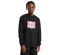 ONLY & SONS Onsrobert Reg Photo Crew Neck Swt Vd Sudadera, Negro, L para Hombre