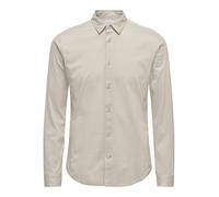 ONLY & SONS ONSROBIN B/U LS Camiseta elástica Noos, Moonstruck, S