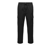 ONLY & SONS Onssinus Cargo 0013-Pantalón BF Cscbo Pantalones de Tela, Negro, XL para Hombre