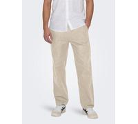 Only & Sons ONSSINUS LOOSE 0007 COT LIN PANT NOOS XXL Gris