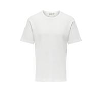 ONLY & SONS Onstobie Reg SS tee, Blanco Brillante, S