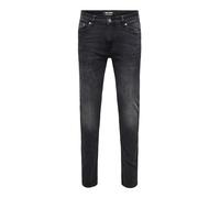 ONLY & SONS Onswarp Skinny One Wbd 9095 Dcc Dnm Noos Vaqueros Ajustados, Negro Lavado, 30W x 32L para Hombre