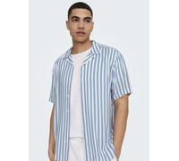 Only & Sons ONSWAYNE LIFE SS VISCOSE SHIRT NOOS XXL Azul