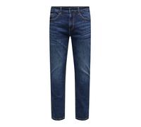 Only & Sons Onsweft Reg.dk. Blue 6752 Dnm Jeans Noos Vaqueros Ajustados, Dark Azul Denim, 32W x 32L para Hombre
