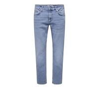 ONLY & SONS Onsweft Reg. Jax Box PIM DNM, Denim Light Medium Blue Denim, 29W x 30L
