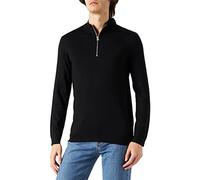 ONLY & SONS ONSWYLER Life LS Half Zip Knit suéter, Black, L de los Hombres
