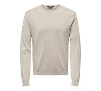 ONLY & SONS Onswyler Life Reg 14 LS Crew Knit Noos Jersey de Punto Hombre, Forro Plateado., M