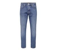ONLY & SONS Onsyoke Tape One Mdb 9360 Dot Dnm Noos Pantalones Vaqueros, Medio De Mezclilla Azul, 31W x 34L para Hombre
