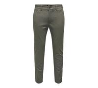ONLY & SONS Pantalones para Hombre, Teak, 33W / 30L