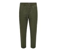 Only & Sons Trousers ONSLINUS Tapered Fit Trousers Olive Night L Olive Night L