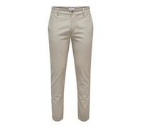 Only & Sons Pantalón chino 'ONSMark Pete' greige 34x32 greige