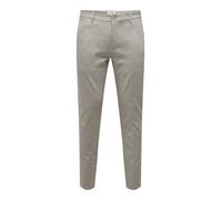 ONLY & SONS Pantalón ONSMARK Tap Check 020919 Noos, Beige, 33W x 30L