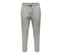 Only & Sons Pantalón 'Linus' marrón / offwhite 31-32 marrón / offwhite