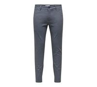 ONLY & SONS Pantalón Onsmark Slim Ditsy 020934 Chinos, Azul Marino, 36W x 34L para Hombre