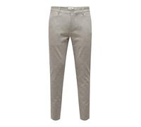 ONLY & SONS Pantalón ONSMARK Tap Check 020919 Noos, Beige, 33W x 30L