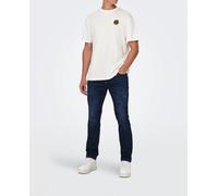 Only & Sons Jeans Ajustados para Hombre, Azul Denim Oscuro, 36W/32L