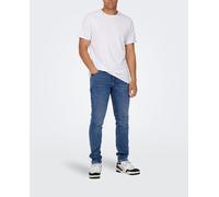 Only & Sons Slim fit Jeans Onsloom Mid Rise Slim Fit Jeans Medium Blue Denim 36 32 Medium Blue Denim