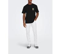 ONLY & SONS Onsloom Slim One White 6529 CRO Dnm Noos Jeans, Blanco Denim, 34W x 32L para Hombre